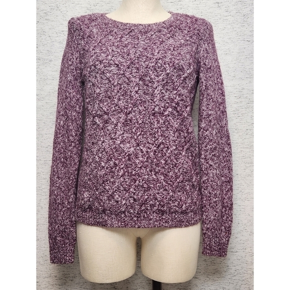 Purple Long Sleeve Sweater - Picture 1 of 5